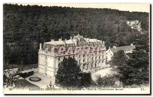 Cartes postales Bagnoles De L Orne Vue generale de l etablissement thermal