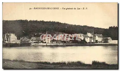 Cartes postales Bagnoles de l Orne Vue generale du Lac