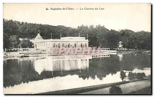 Cartes postales Bagnoles de l Orne Le Casino du lac