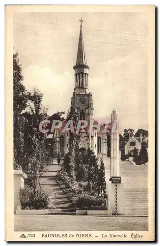 Cartes postales Bagnoles de l Orne La Nouvelle eglise