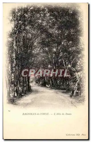 Cartes postales Bagnoles de l Orne L Allee du Dante