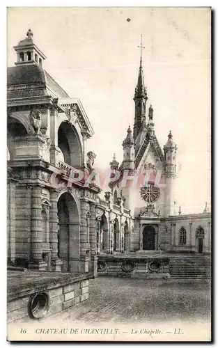 Cartes postales Chateau De Chantilly La chapelle