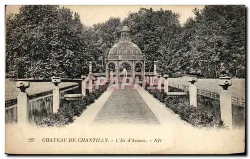 Cartes postales Chateau De Chantilly L ile d Amour