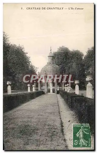 Cartes postales Chateau De Chantilly L Ile d amour