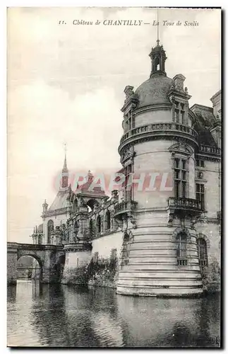 Cartes postales Chantilly Le Chateau La Tour de Senlis