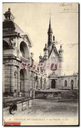 Cartes postales Chateau De Chantilly La Chapelle