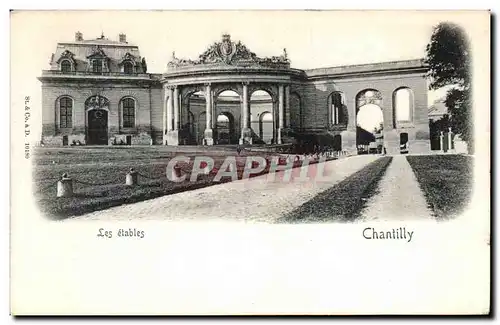 Cartes postales Chantilly Chateau Les etables