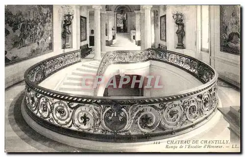 Cartes postales Chateau De Chantilly Rampe de l escalier d honneur