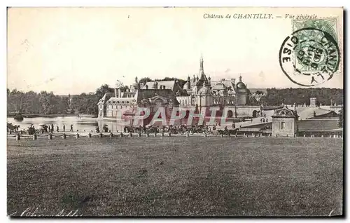 Ansichtskarte AK Chateau De Chantilly Vue generale