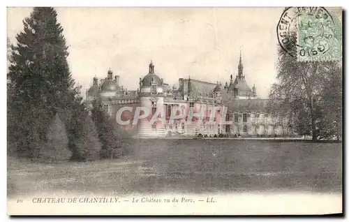 Ansichtskarte AK Chateau De Chantilly Le Chateau vu du parc