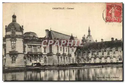 Cartes postales Chantilly Chateau