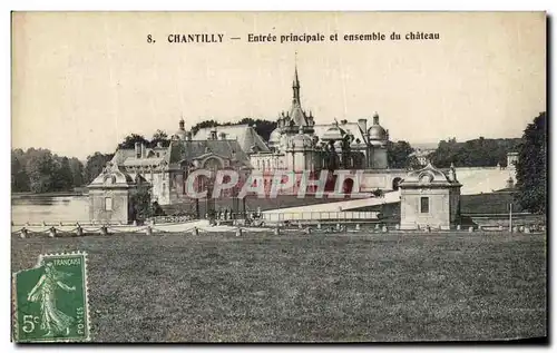 Ansichtskarte AK Chateau Entree Principale et ensemble du chateau