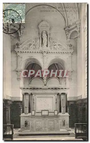 Ansichtskarte AK Chateau de Chantilly Interieur de la chapelle