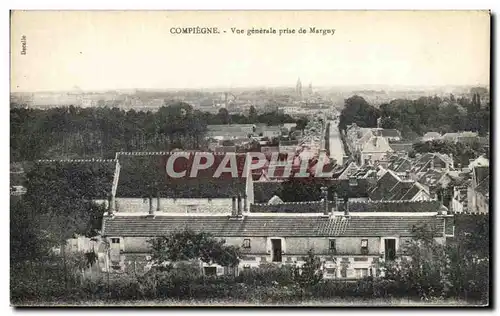 Cartes postales Compiegne Vue generale Prise de Margny