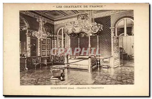 Ansichtskarte AK Compiegne Chambre de l imperatrice