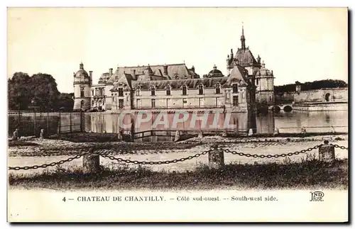 Ansichtskarte AK Chateau de Chantilly Cote Sud ouest