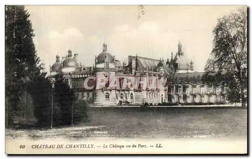 Ansichtskarte AK Chateau de Chantilly Le Chateau vu du parc