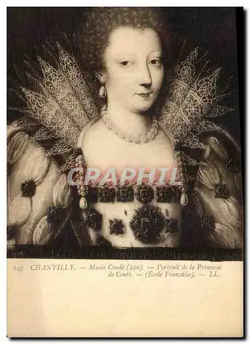 Ansichtskarte AK Chantilly Musee Conde Portait de la Princesse de Conti