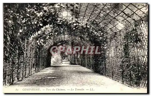 Cartes postales Compiegne Le Chateau Parc du chateau Tonnelle