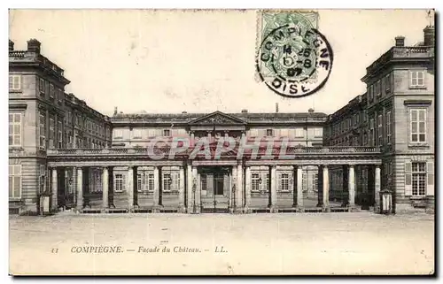 Cartes postales Compiegne Facade du Chateau