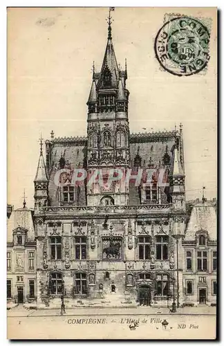 Cartes postales Compiegne L Hotel de Ville