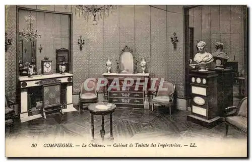 Ansichtskarte AK Compiegne Le Chateau Cabinet de Toilette des Imperatrices