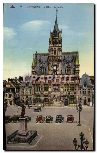 Cartes postales Compiegne L hotel de Ville