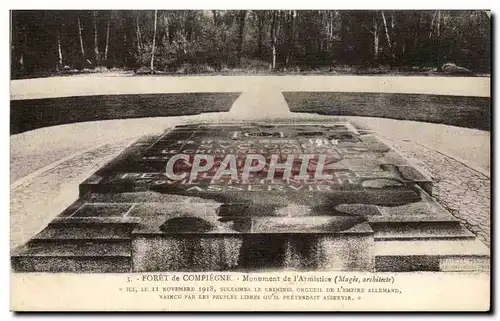 Ansichtskarte AK Compiegne Foret de Monument de L Armisitice