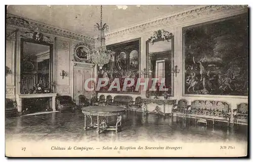 Ansichtskarte AK Compiegne Salon de Reception des Souverains etrangers