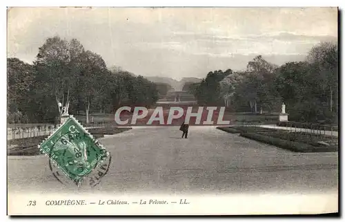 Cartes postales Compiegne Le Chateau La Pelouse