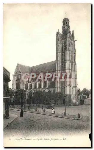 Cartes postales Compiegne Eglise Saint Jacques