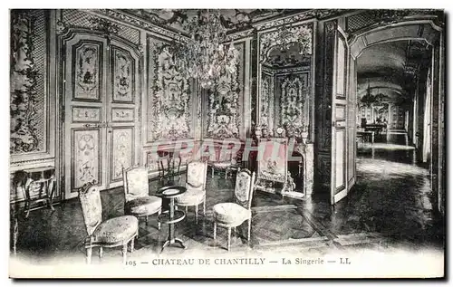 Ansichtskarte AK Chateau De Chantilly La singerie