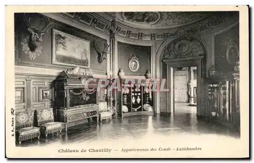 Ansichtskarte AK Chateau De Chantilly Appartements des Conde Antichambre