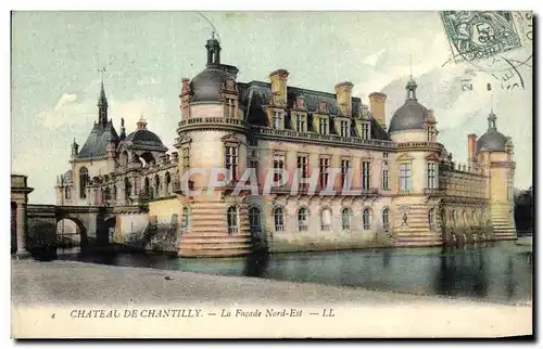 Cartes postales Chateau De Chantilly La Facade Nord Est