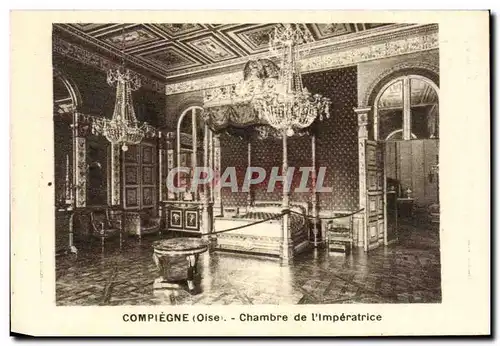 Carte publicitaire Compiegne Chambre de L Imperatrice Publicite Byla