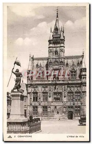 Cartes postales Compiegne L Hotel de Ville