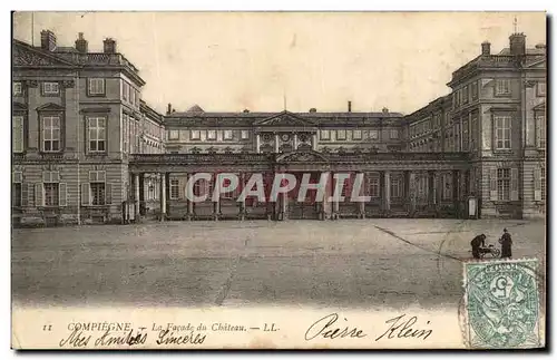 Cartes postales Compiegne La Facade du Chateau