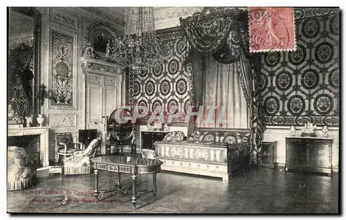 Cartes postales Compiegne Chateau Chambre a coucher de Marie Antoinette