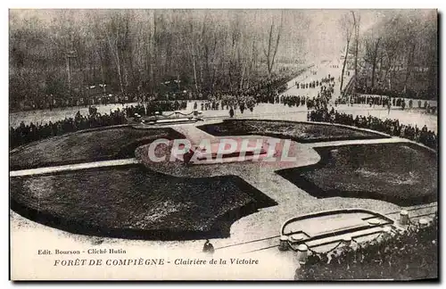 Cartes postales Compiegne Foret Clairiere de la Victoire Militaria