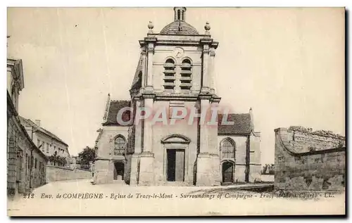 Ansichtskarte AK Compiegne Eglise de Tracy le Mont