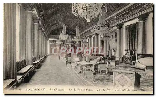 Cartes postales Compiegne Le Chateau La Salle des Feles