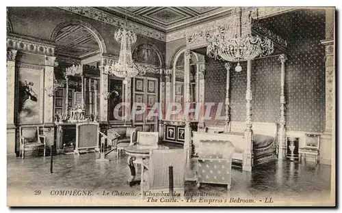 Ansichtskarte AK Compiegne Le Chateau Chambre des Imperatrices