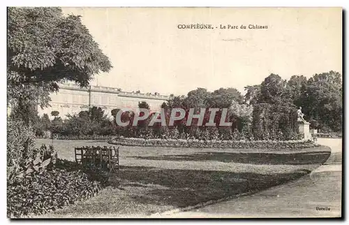 Cartes postales Compiegne Le Chateau Le Parc