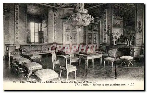 Cartes postales Compiegne Le Chateau Salon des Dame d Honneur