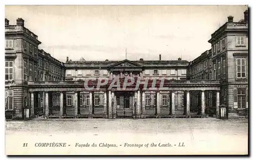 Cartes postales Compiegne Facade du Chateau