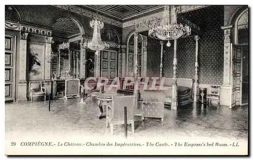 Ansichtskarte AK Compiegne Le Chateau Chambre des Imperatrices