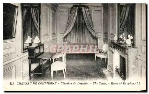 Ansichtskarte AK Chateau De Compiegne Chambre du Dauphin