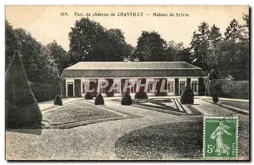 Cartes postales Parc du Chateau De Chantilly Maison de Sylvie