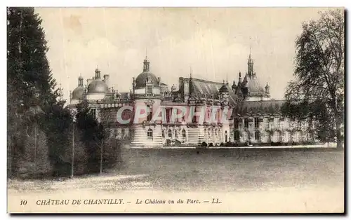 Ansichtskarte AK Chateau De Chantilly Le Chateau vu du Parc