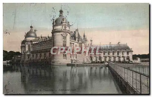 Cartes postales Chateau De Chantilly Cote Nord Ouest